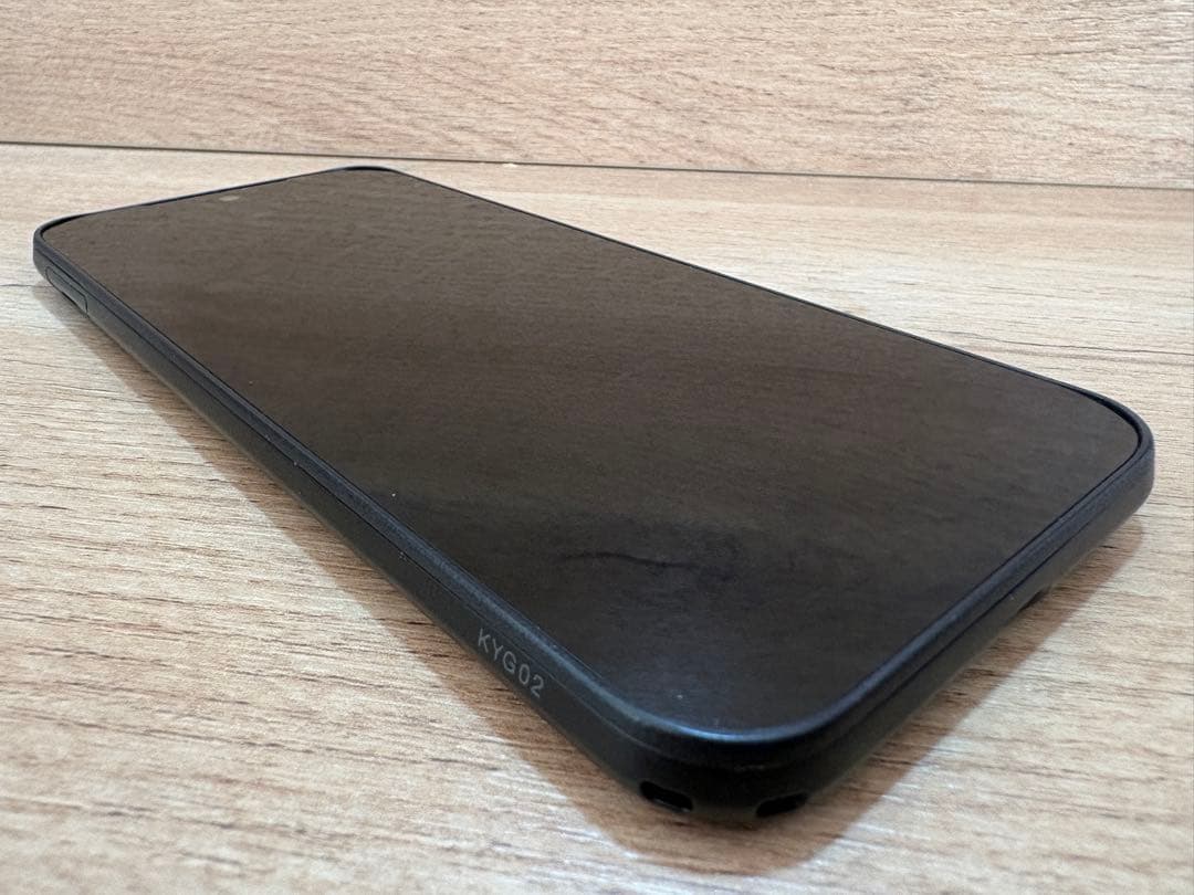 京セラ DIGNO SX3 KYG02 ブラック 高耐久スマホ 指紋/顔認証