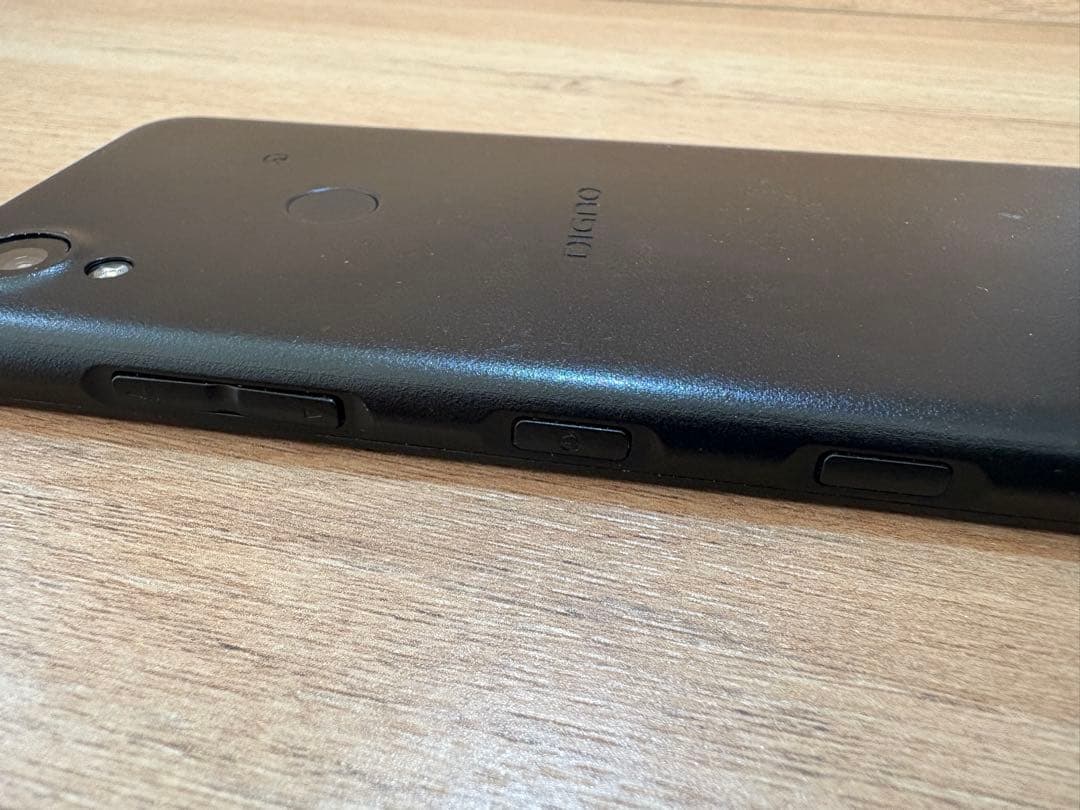 京セラ DIGNO SX3 KYG02 ブラック 高耐久スマホ 指紋/顔認証