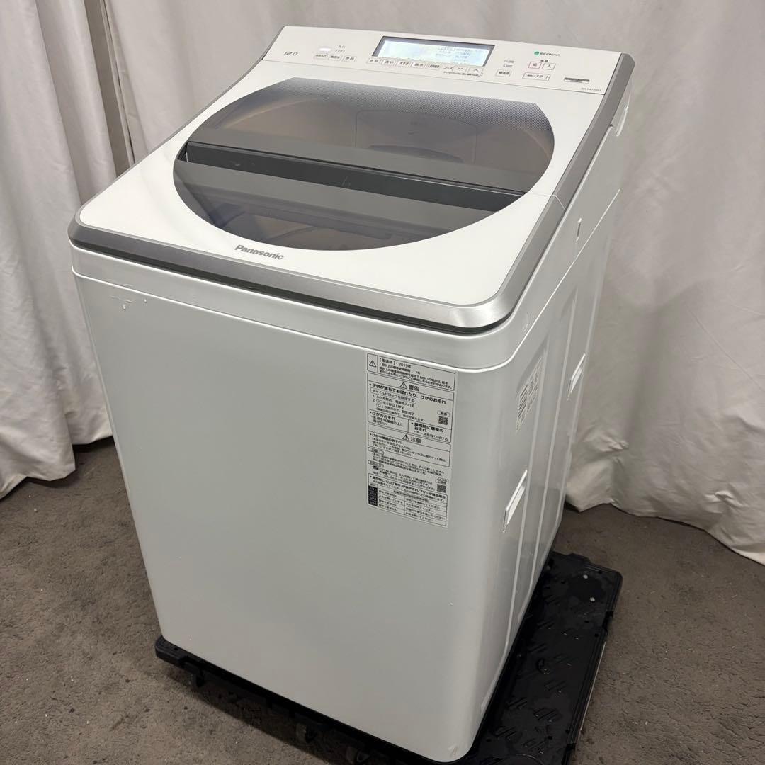 170⭕️洗濯機　パナソニック　12キロ　大型　安い　綺麗　中古　設置無料