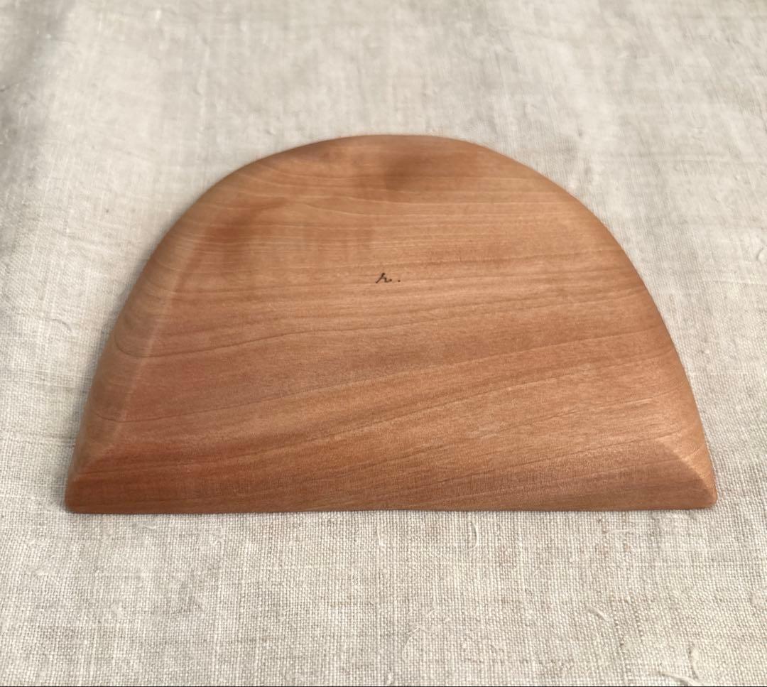生嶋花　木工トレイ　小皿　菓子皿　茶托