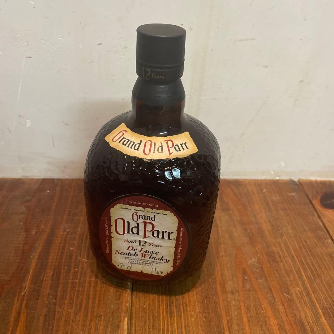 古酒　ウィスキー　グランドオールドパー　12年　デラックス 1000ml