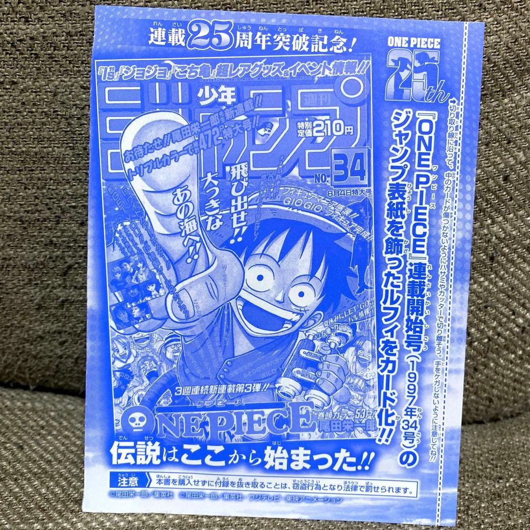 モンキー・D・ルフィ 未開封 週刊少年ジャンプ付録6.7合併特大号P-033