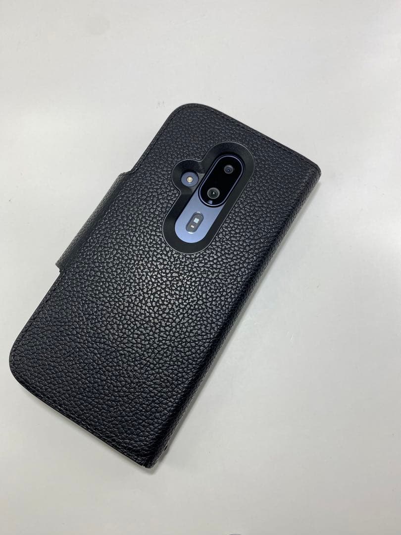 docomo らくらくスマートフォン F-53E ネイビー　ケース付き