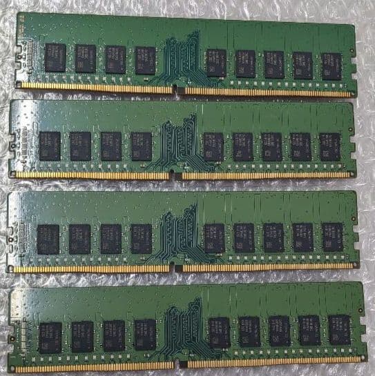 SAMSUNG PC4-2400T-EE1-11 16GB×4枚 64GB