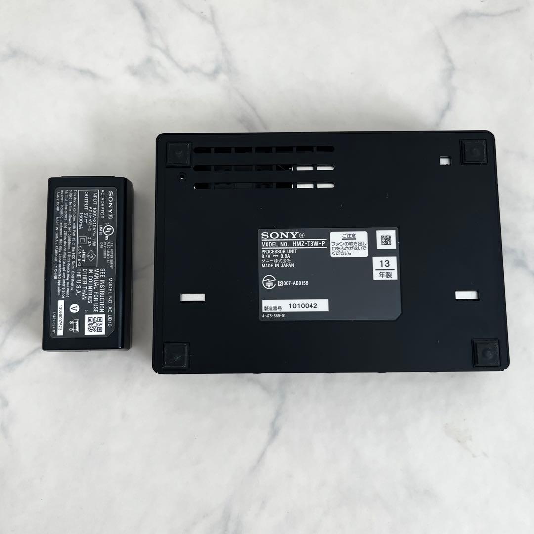 美品 SONY HMZ-T3W ヘッドマウントディスプレイ