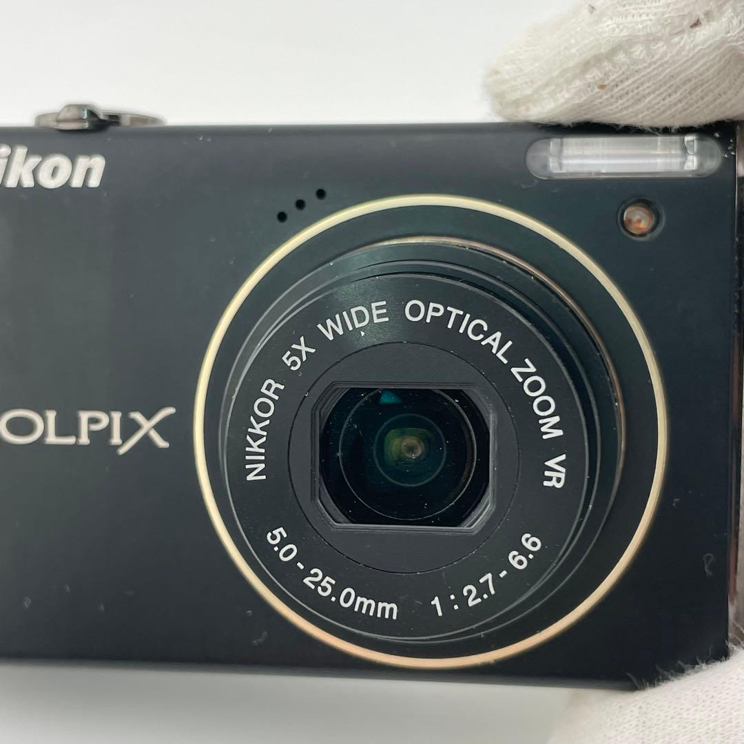 実写良⭕️【動作確認済】Nikon COOLPIX S640　レッド　デジカメ