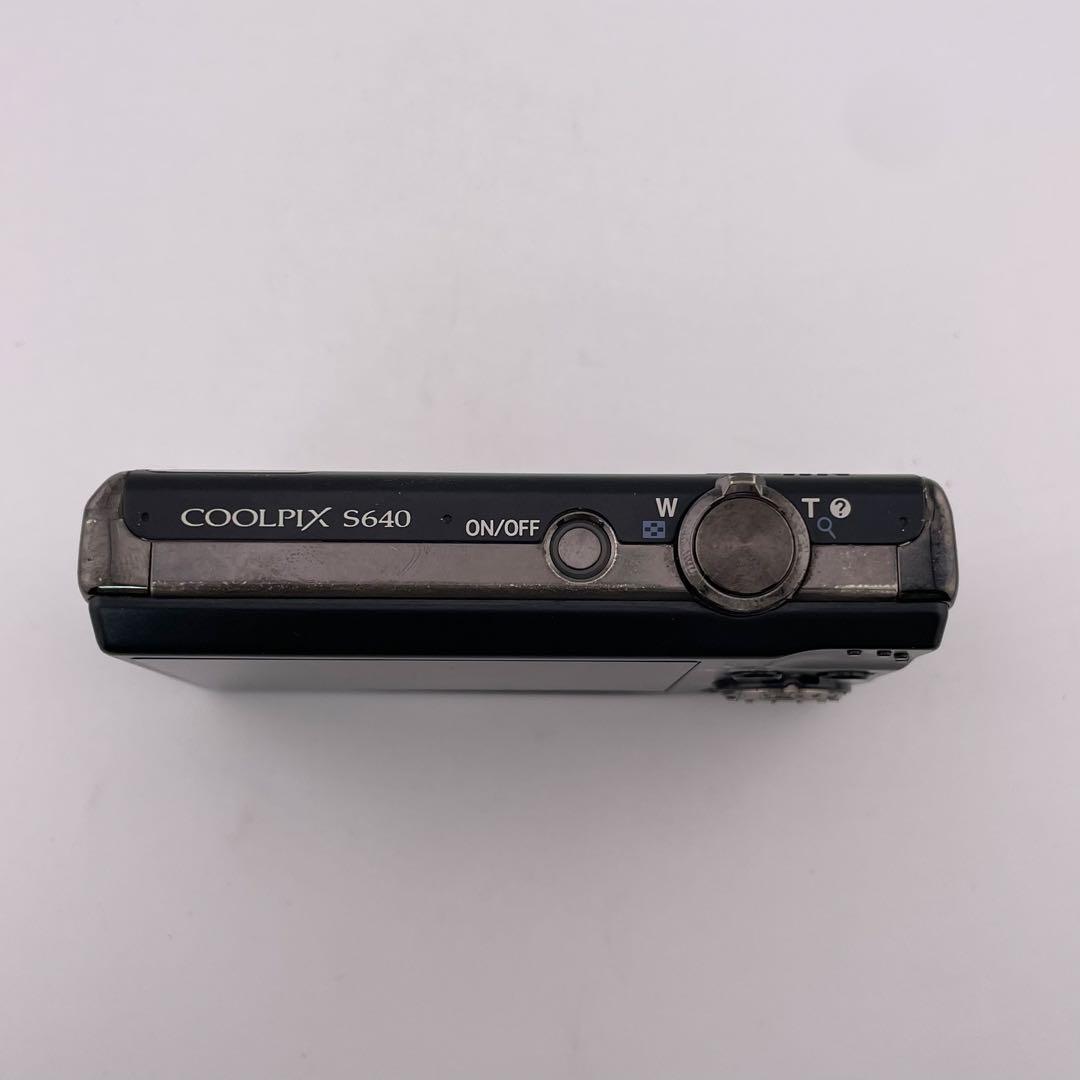 実写良⭕️【動作確認済】Nikon COOLPIX S640　レッド　デジカメ