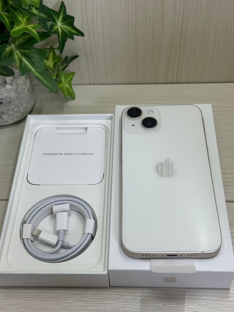 ✅✨新品級・100％✨iPhone 14 128GB❣️スターライト