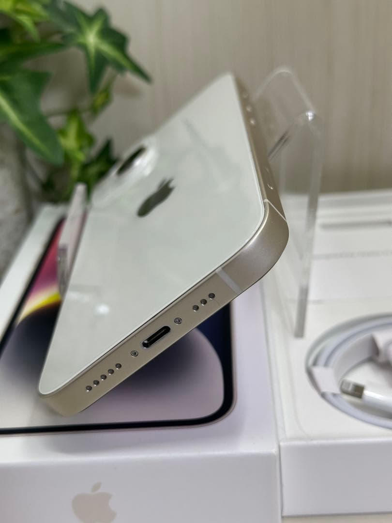 ✅✨新品級・100％✨iPhone 14 128GB❣️スターライト