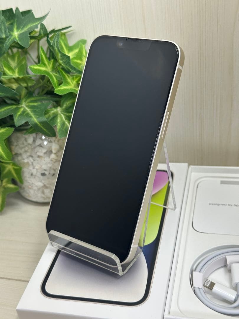 ✅✨新品級・100％✨iPhone 14 128GB❣️スターライト