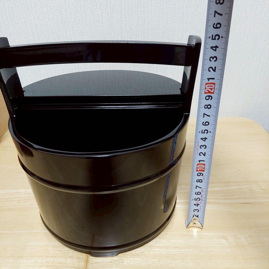 今だけお値打ち‼︎手桶水指　松雲　真塗　水指【極上品】　お茶道具/共箱