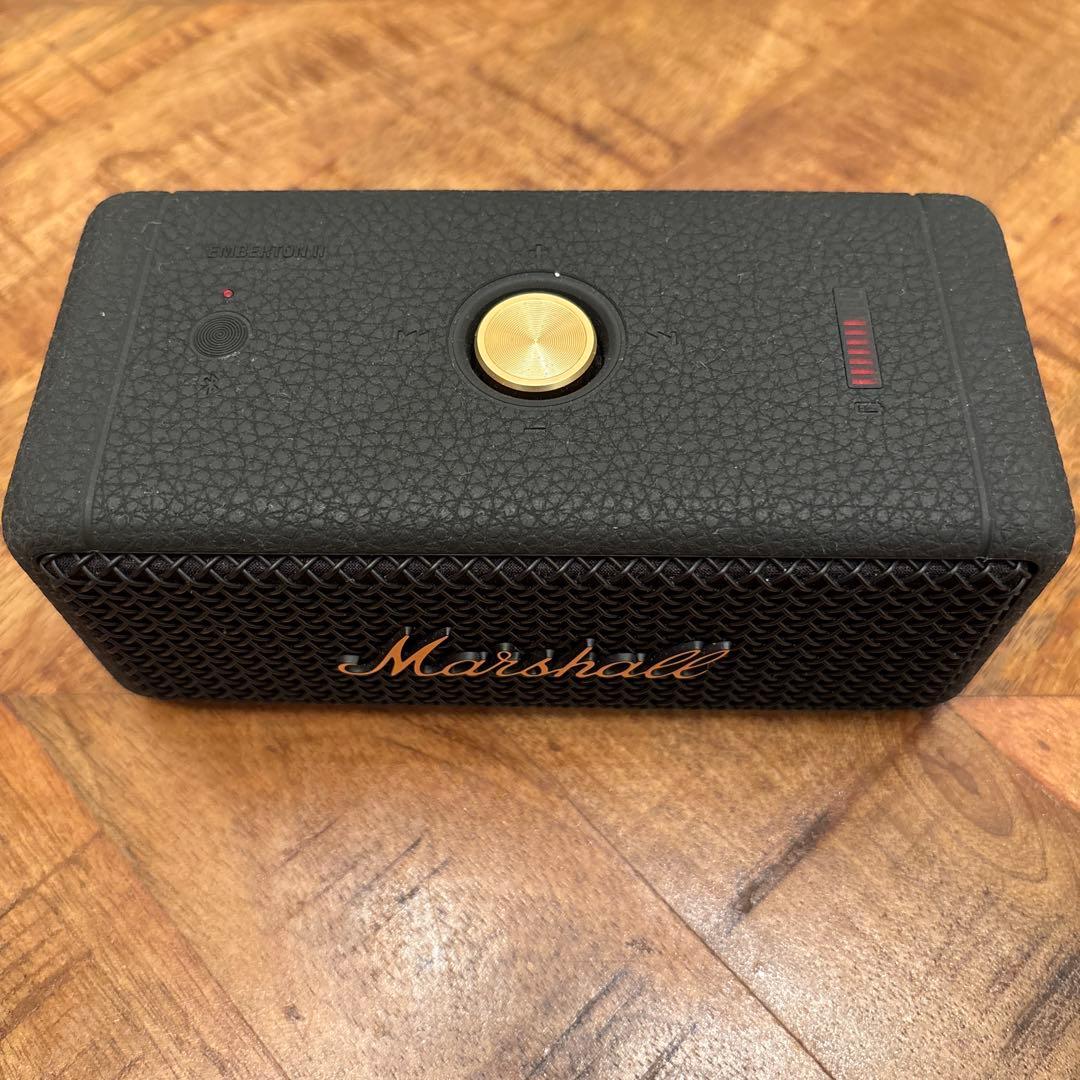 Marshall ワイヤレスポータブル防水スピーカー EmbertonⅡ