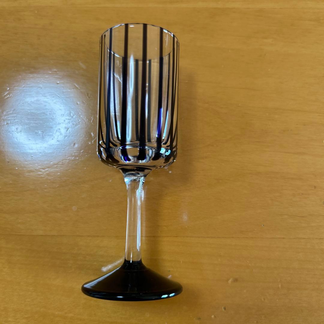 作家　ガラス作家　吉本由美子　酒器　酒盃　　グラス　2種　吹きガラス