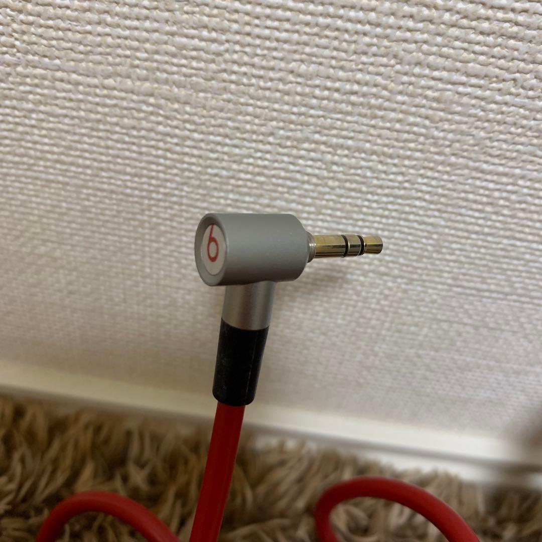 Beats Pro 有線ヘッドホン シルバー×ブラック カールケーブル付