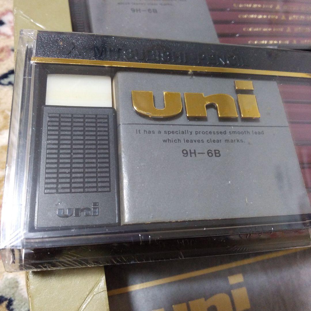 uni 9H-6B 鉛筆 12本入り×6ケース　箱入りまとめ売り　HB　三菱鉛筆
