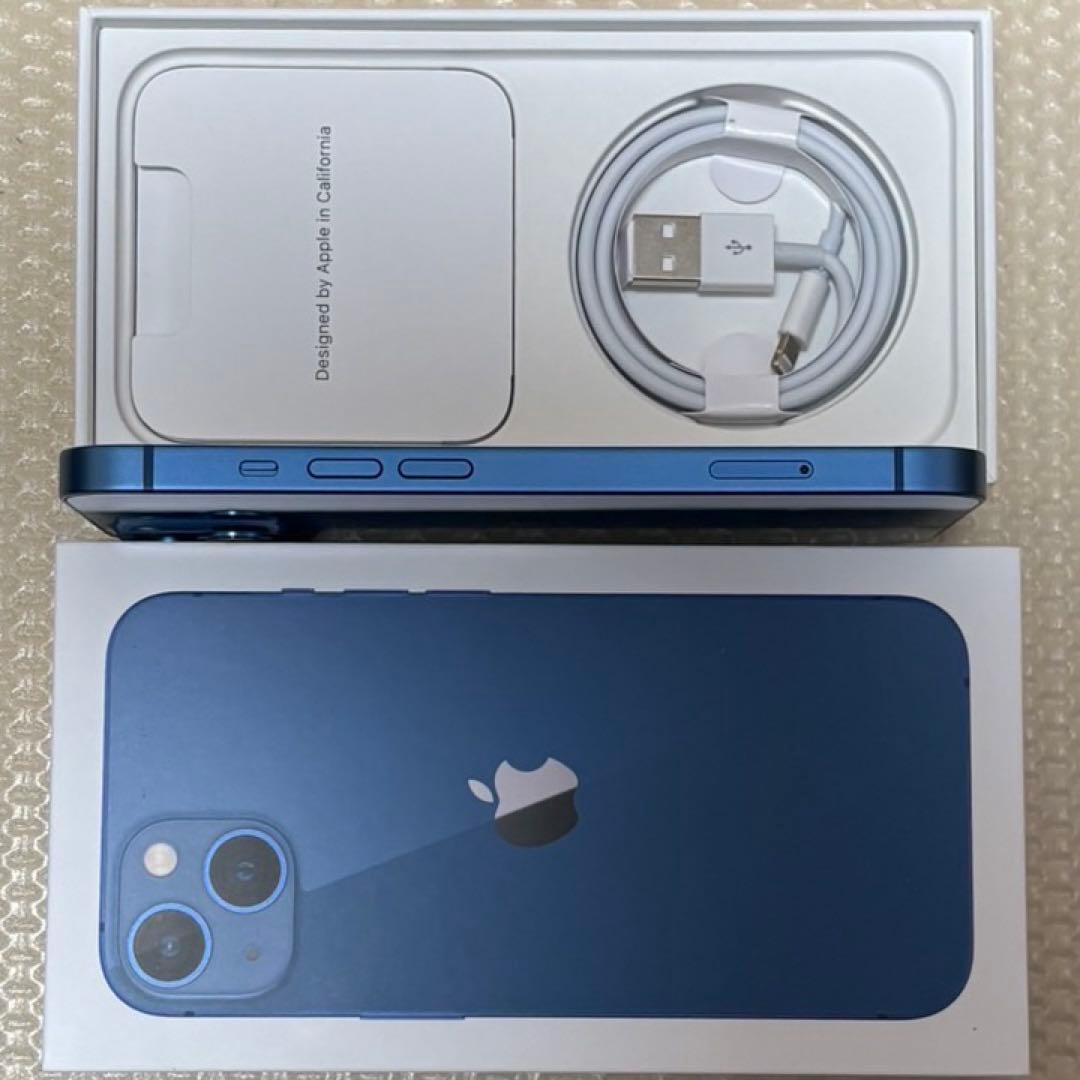 ほぼ新品バッテリー容量100% iPhone13 128GB SIMフリー 本体