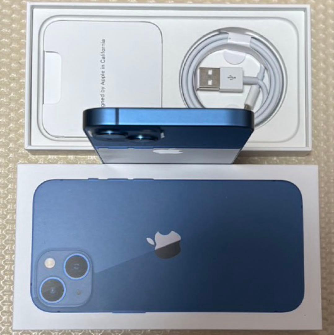 ほぼ新品バッテリー容量100% iPhone13 128GB SIMフリー 本体