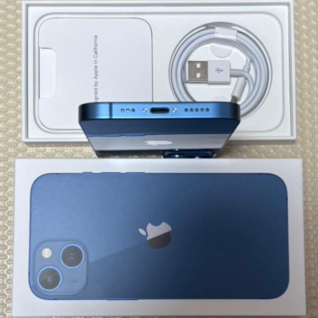 ほぼ新品バッテリー容量100% iPhone13 128GB SIMフリー 本体