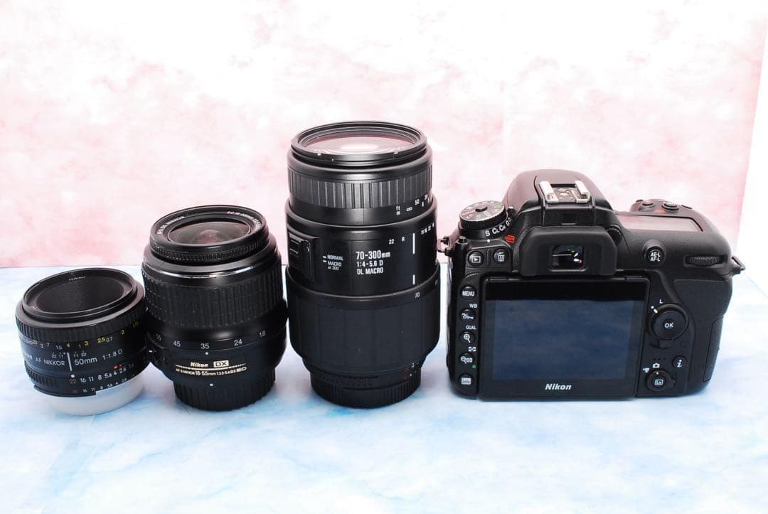 Nikon D7500★一眼レフカメラ★レンズ3本★高性能★スマホ転送OK