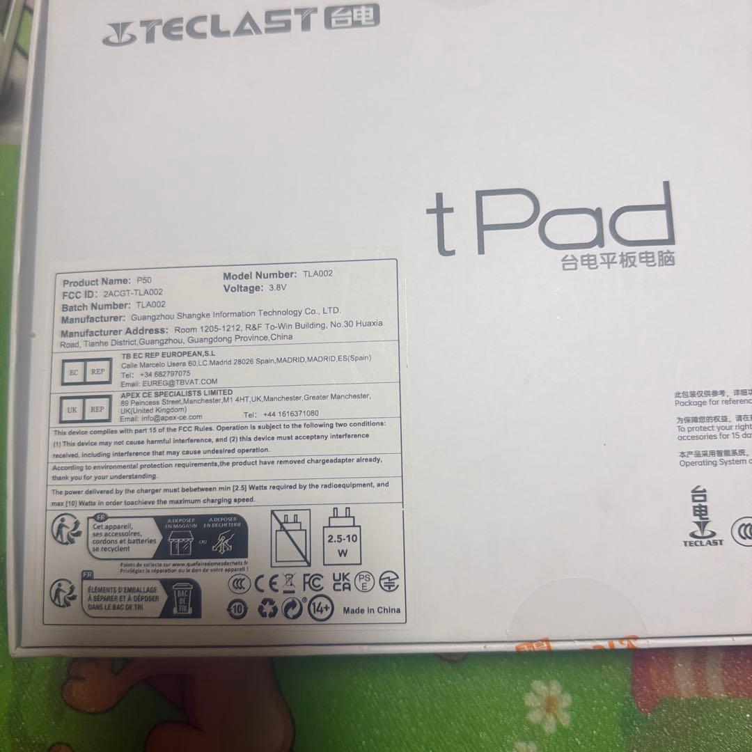 Androidタブレット本体 TECLAST t Pad TLA022