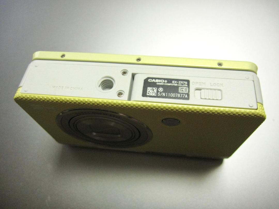 CASIO EXILIM ex-zr70 イエロー コンパクトデジタルカメラ