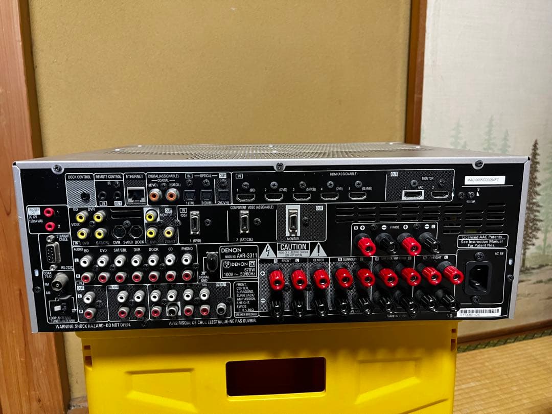 DENON AVサラウンドレシーバー AVR-3311 デノン