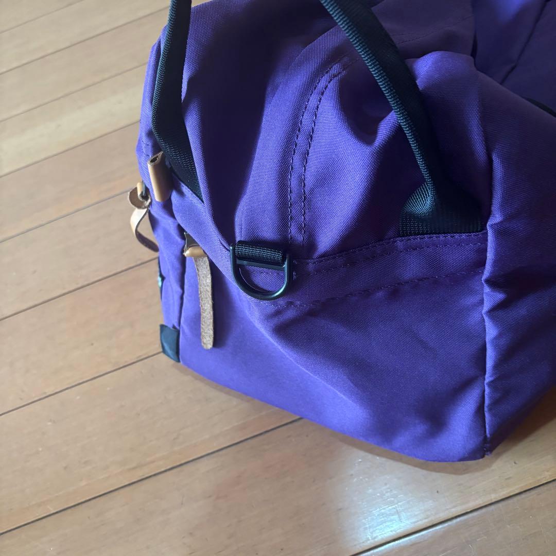 【便利】【美品】【旅行】【日常】X style ボストンバッグ　パープル系