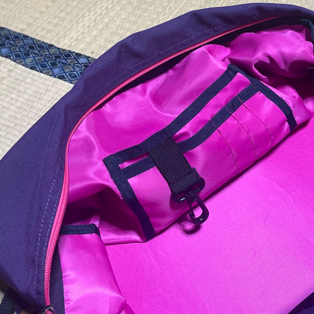【便利】【美品】【旅行】【日常】X style ボストンバッグ　パープル系