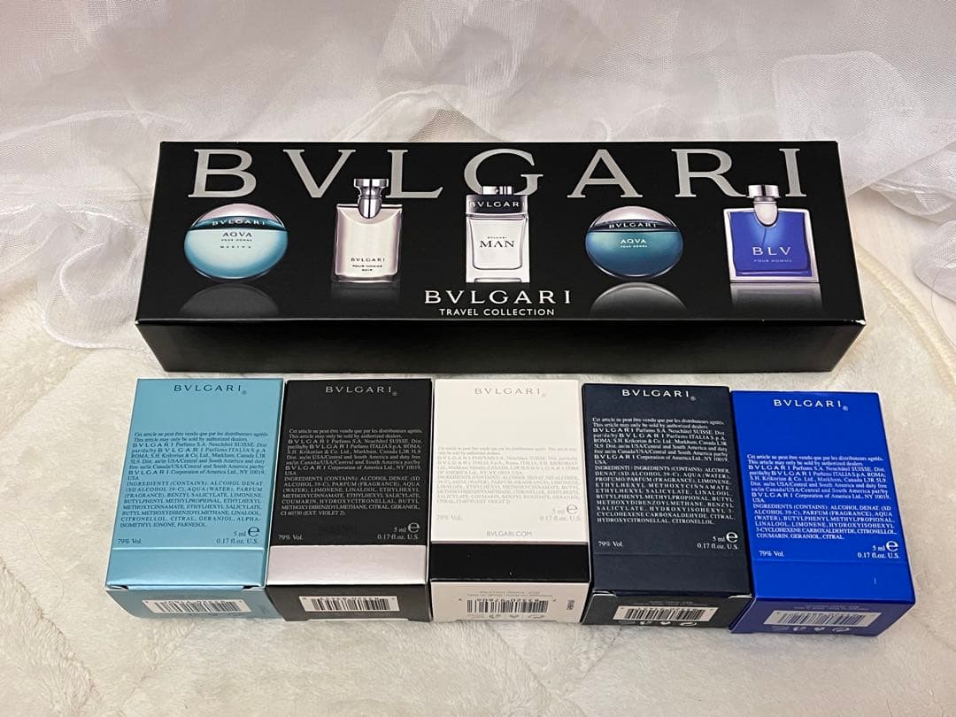 BVLGARI Men's Miniature Collection 5本セット
