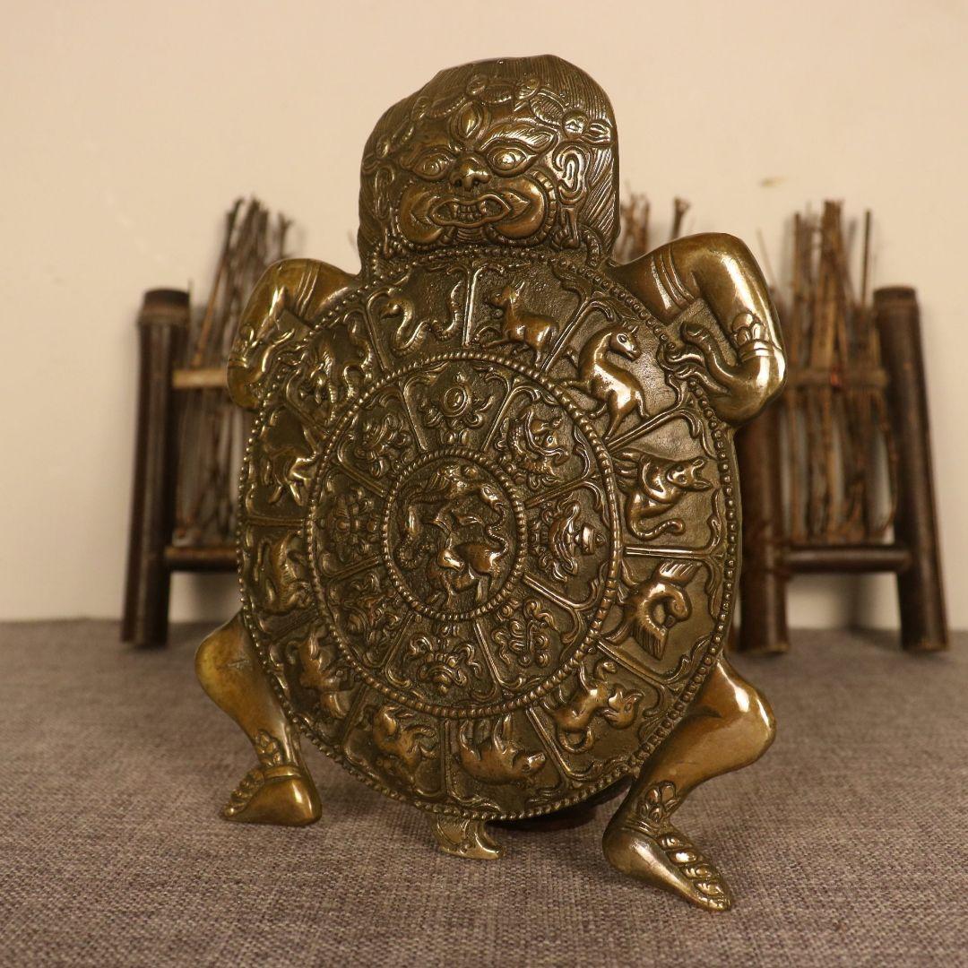 十二支八宝兎亀 法器 装飾品 現代工芸品 美術品 置物