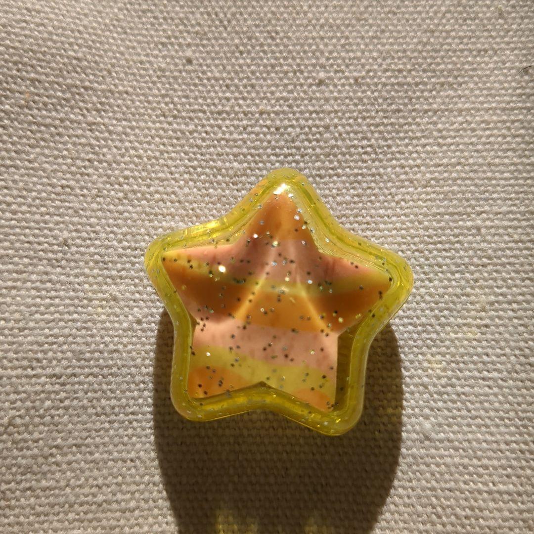 星型カラフル消しゴム　昭和レトロ　ファンシー 当時物
