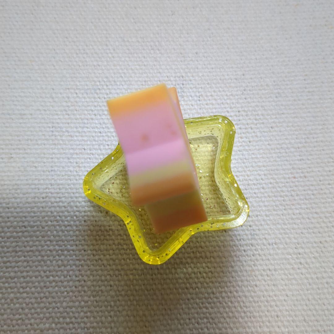 星型カラフル消しゴム　昭和レトロ　ファンシー 当時物