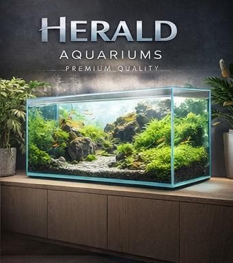 HERALD AQUARIUMS ガラス水槽 40×40×40 cm