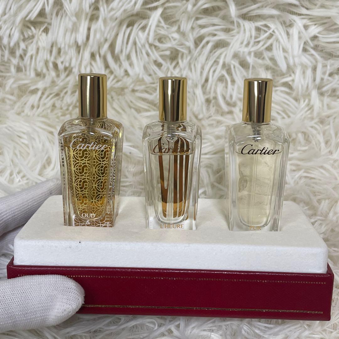 Cartier ハイエンド パルファンコフレ 15ml×3 フランス製 ミニ香水