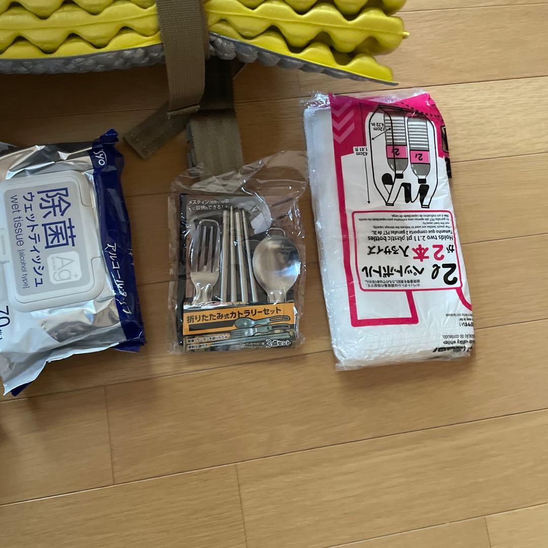 非常用持ち出しセット ミリタリーバッグ付き