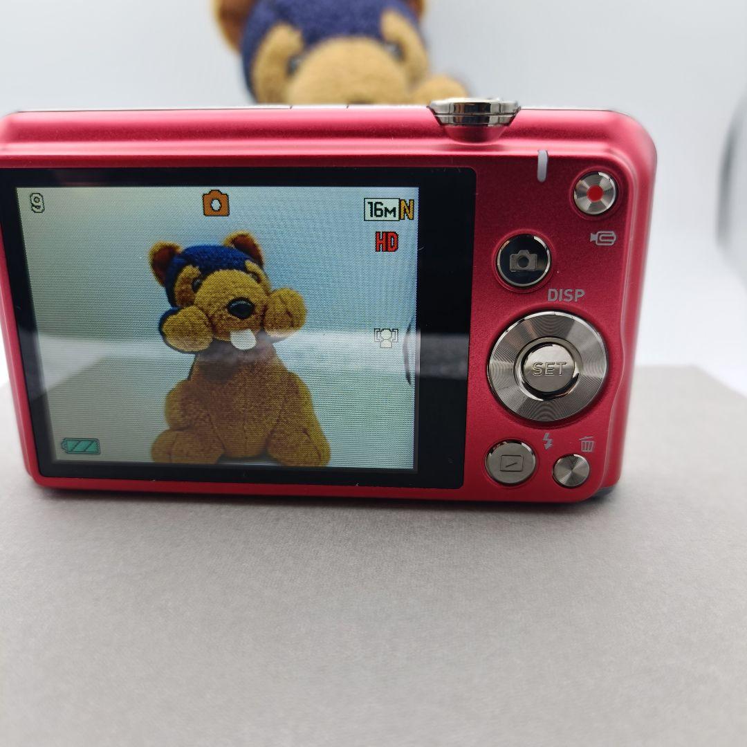 美品　CASIO EXILIM EX-ZS27 レッド 動作品 デジカメ