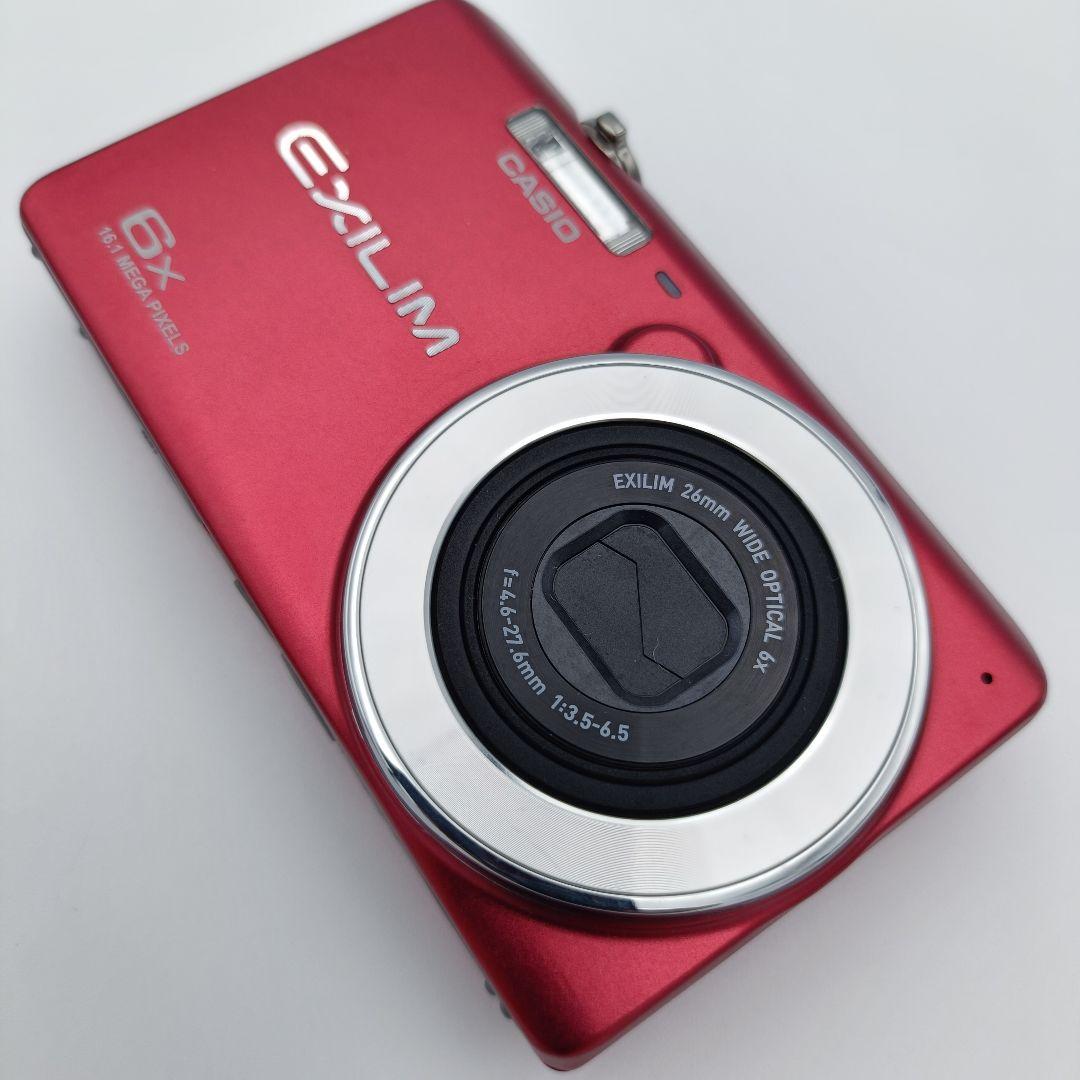 美品　CASIO EXILIM EX-ZS27 レッド 動作品 デジカメ