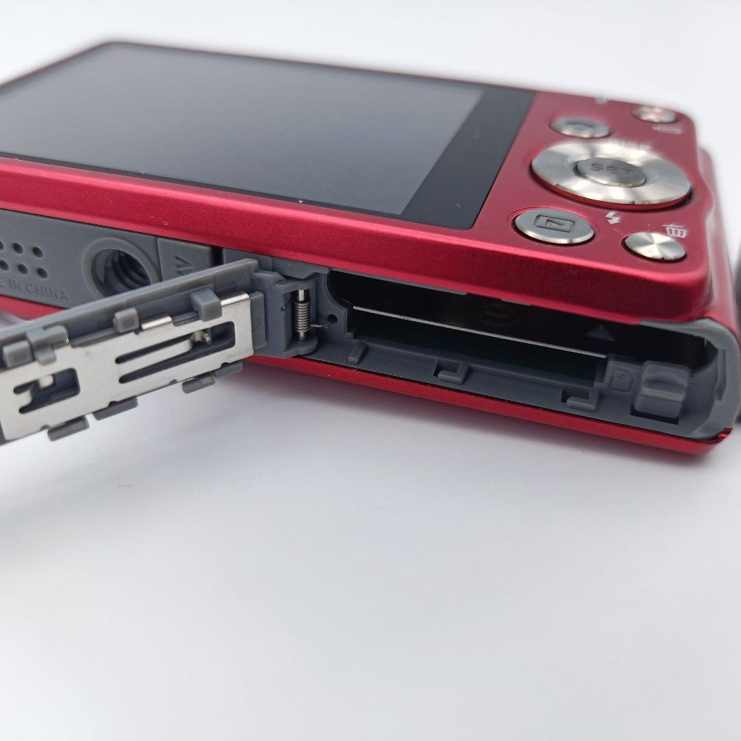 美品　CASIO EXILIM EX-ZS27 レッド 動作品 デジカメ