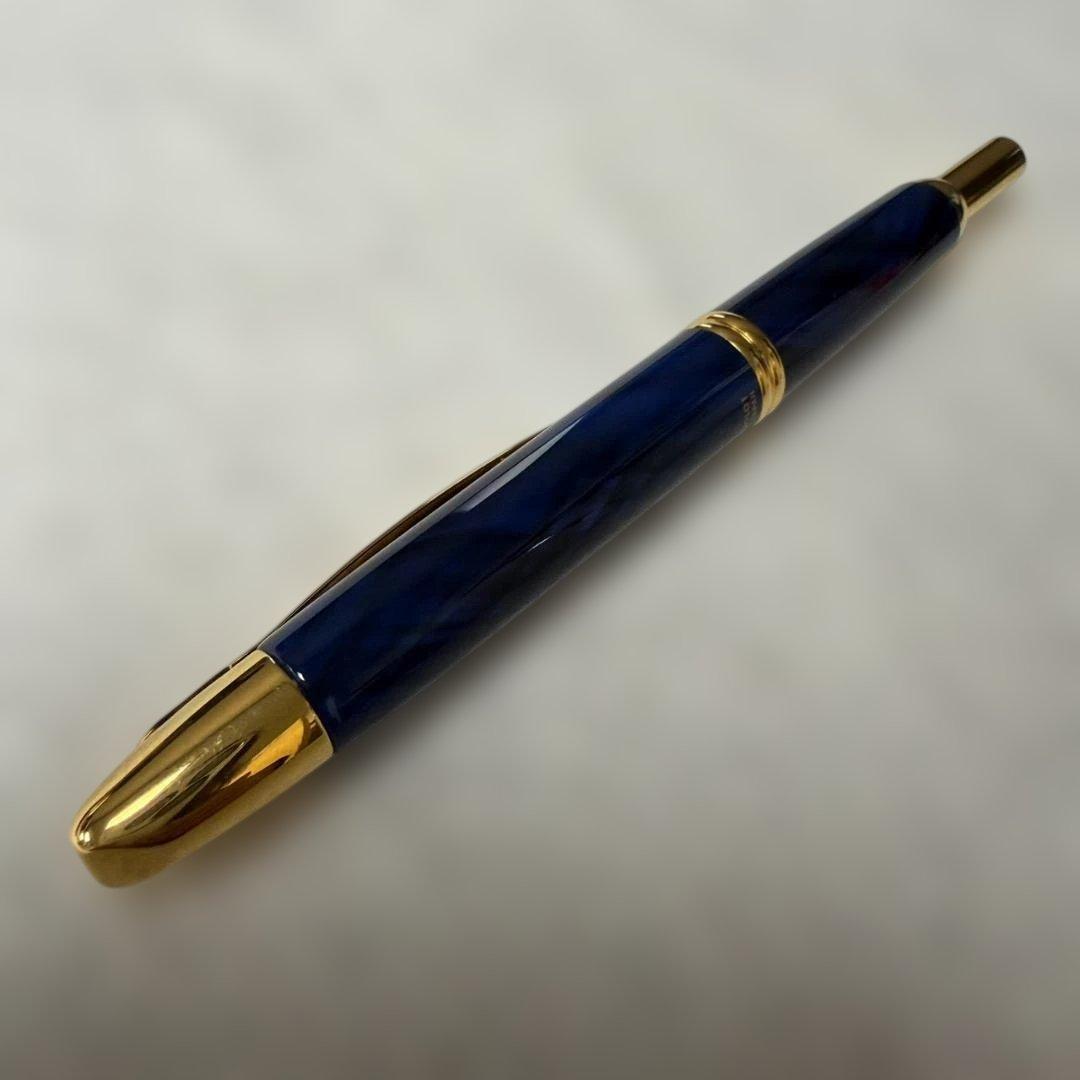 777731/PILOT 18k 750 ノック式万年筆 キャップレス
