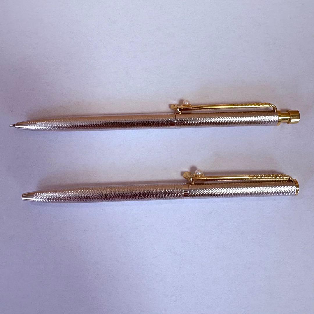 MIKIMOTO ミキモト ボールペン シャーペン パール 真珠 2本セット