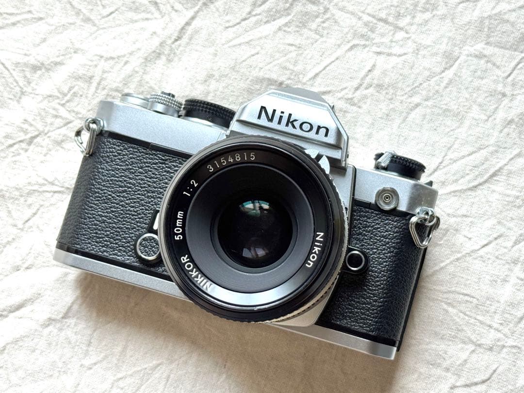 ⌘動作確認済み！ Nikon FM + Nikkor 50mm F2⌘