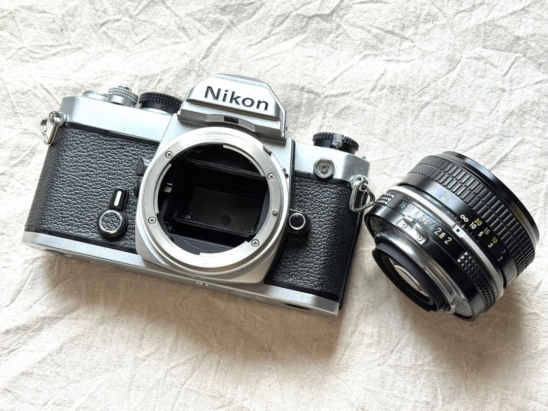 ⌘動作確認済み！ Nikon FM + Nikkor 50mm F2⌘