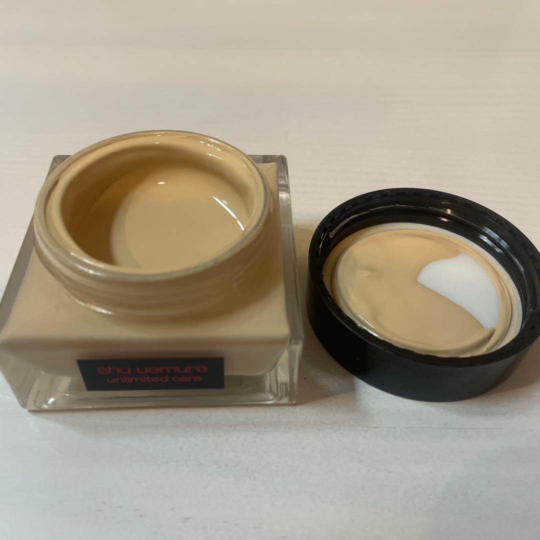 shu uemura アンリミテッド ケア セラムイン クリームファンデーション