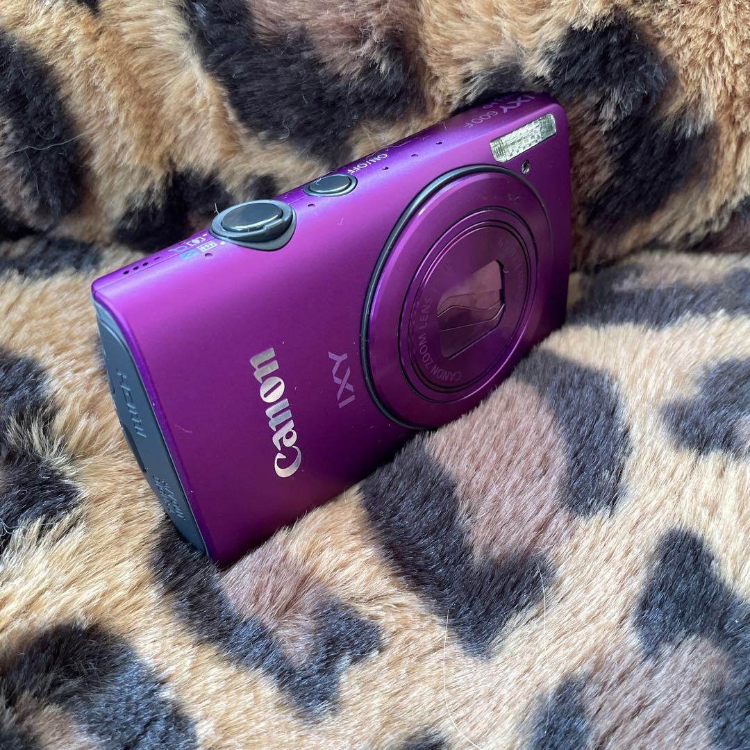 【ジャンク】Canon IXY パープル デジタルカメラ