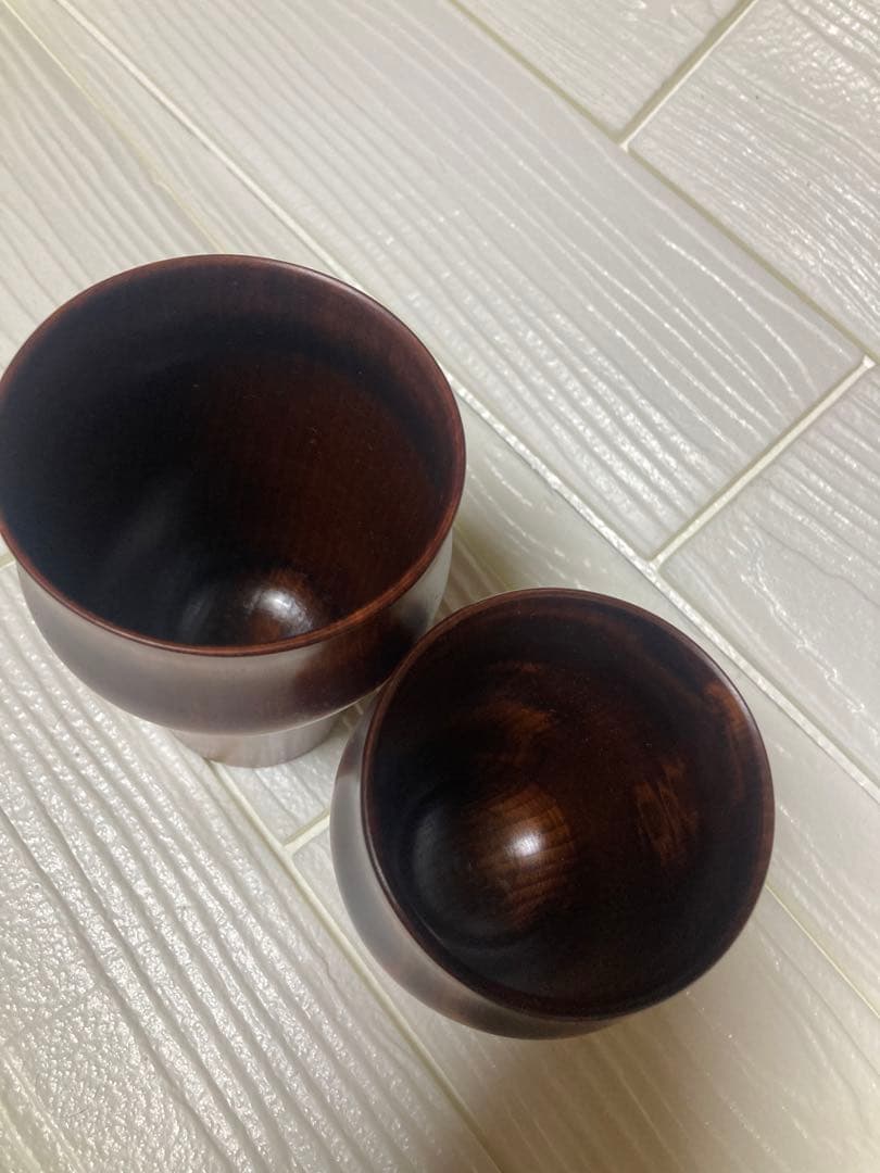 【新品未使用】栃の木やわらかカップ 2個セット