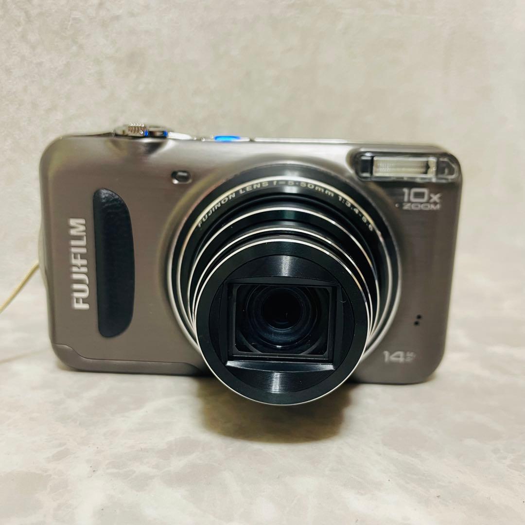 美品 FUJIFILM FinePix ファインピクス ガンメタ SDカード付