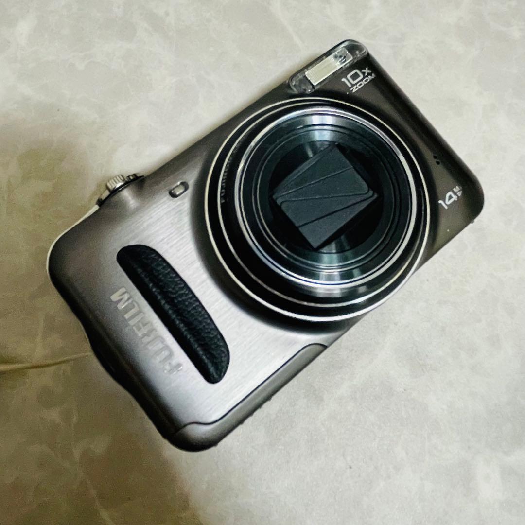 美品 FUJIFILM FinePix ファインピクス ガンメタ SDカード付