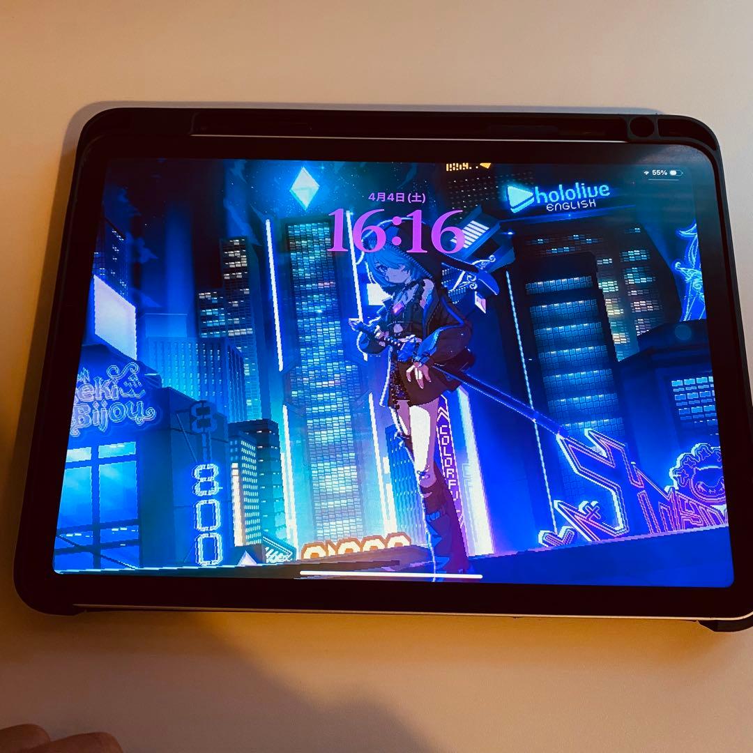 iPad Air 4 64GB シルバー ESRカバー ペーパーライクフィルム有