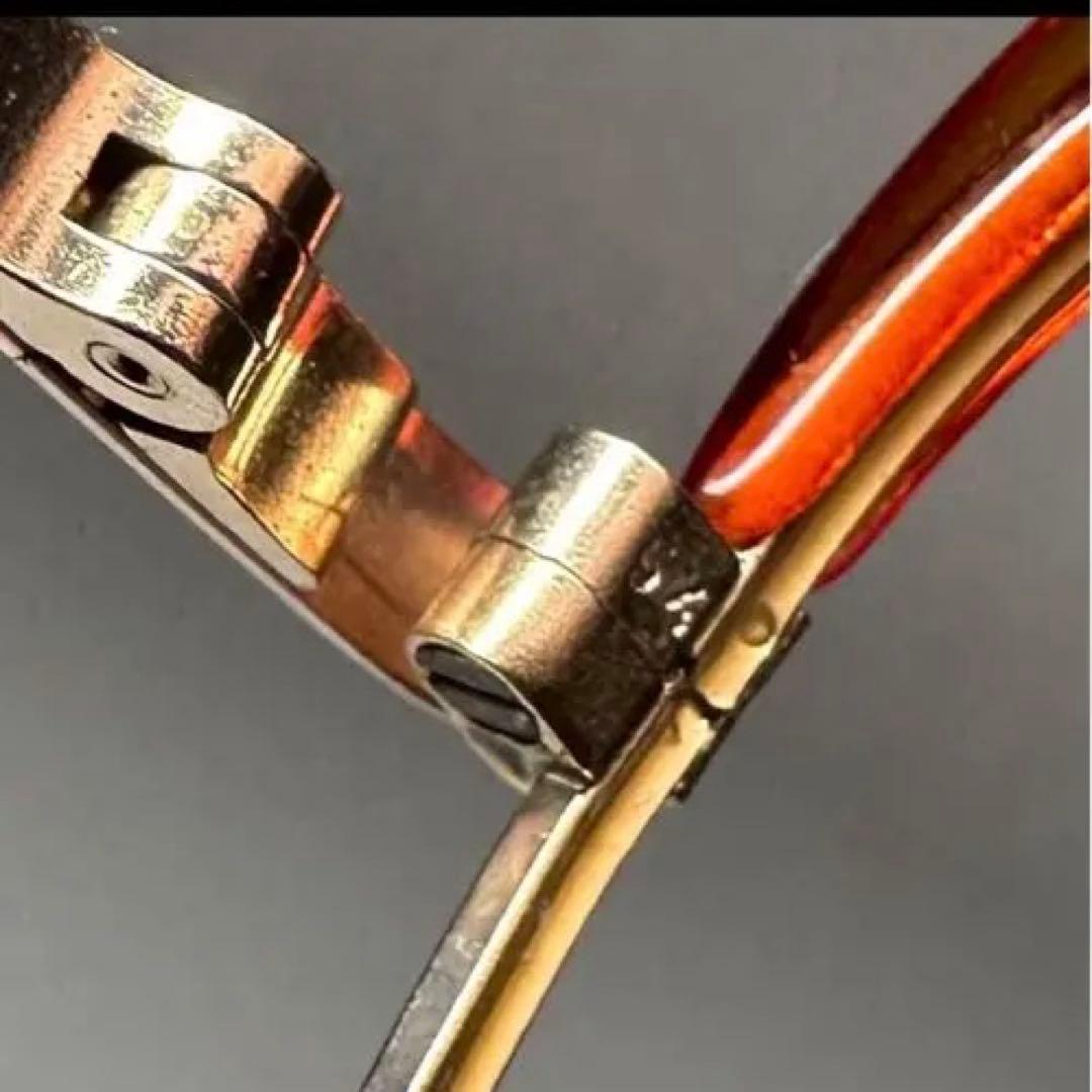 70s VINTAGE RODENSTOCK 10K 金張り メガネフレーム高級