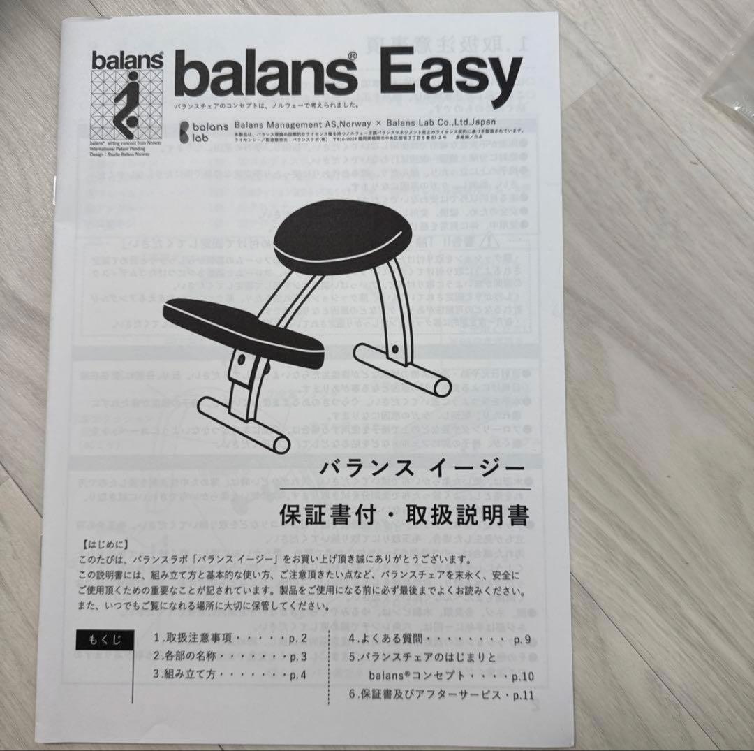 balansEasy バランスイージー スタンダード　骨盤・姿勢矯正